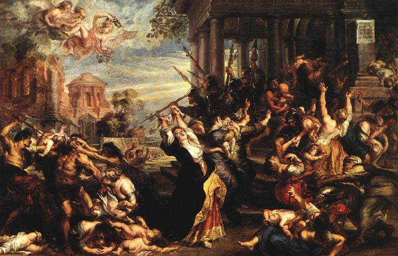 RUBENS, Pieter Pauwel Massacre of the Innocents AF oil painting picture